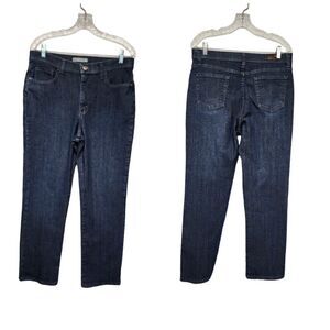 Lee Jeans Women’s 12P Blue Denim Classic Fit Straight Leg High Rise